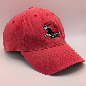 Miami Redhawks Hockey Hat Cap Red Fitted L/XL University Ohio Stretch Flexfit
